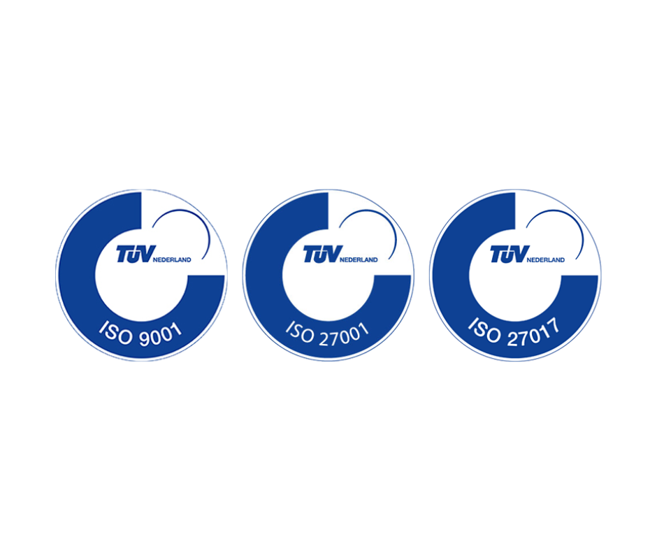 De ISO-certificeringen van ICreative, toegekend door auditor TÜV
